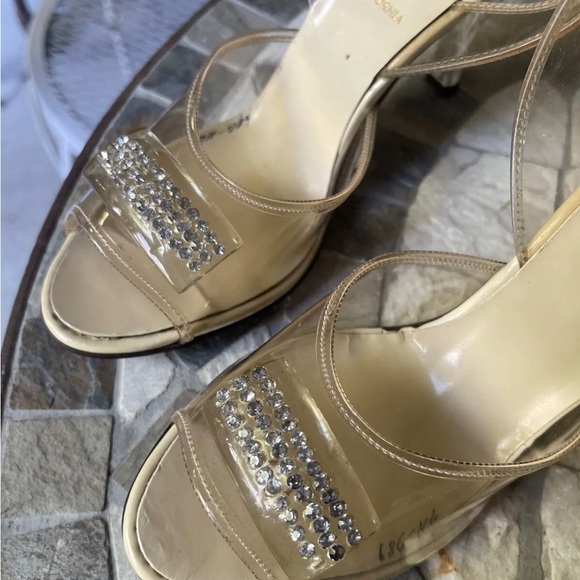 Vintage 1950’s Cinderella lucite High Heels - Picture 3 of 5